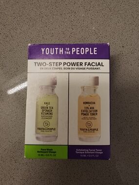 Youth To The People Two-Step Power Facial (Cleanser& Toner)